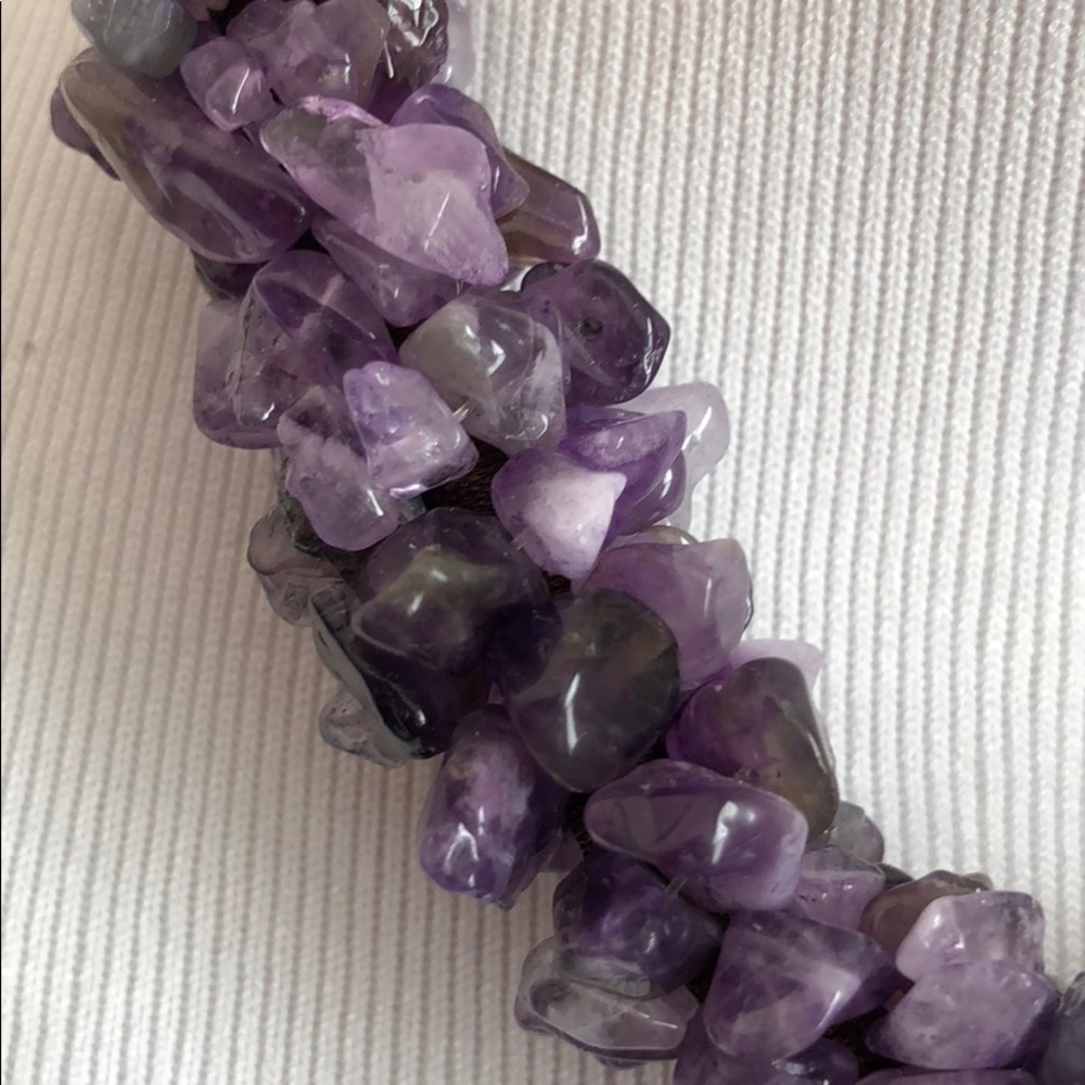 NEW! ๐ฎ Gorgeous amethyst twisted necklace! ๐ - Picture 3 of 6
